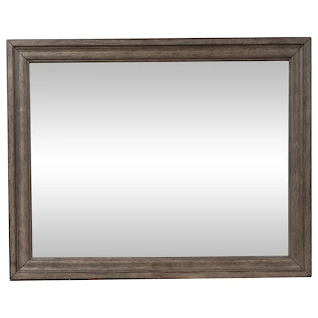Relaxed Vintage Mirror with Beveled Glass